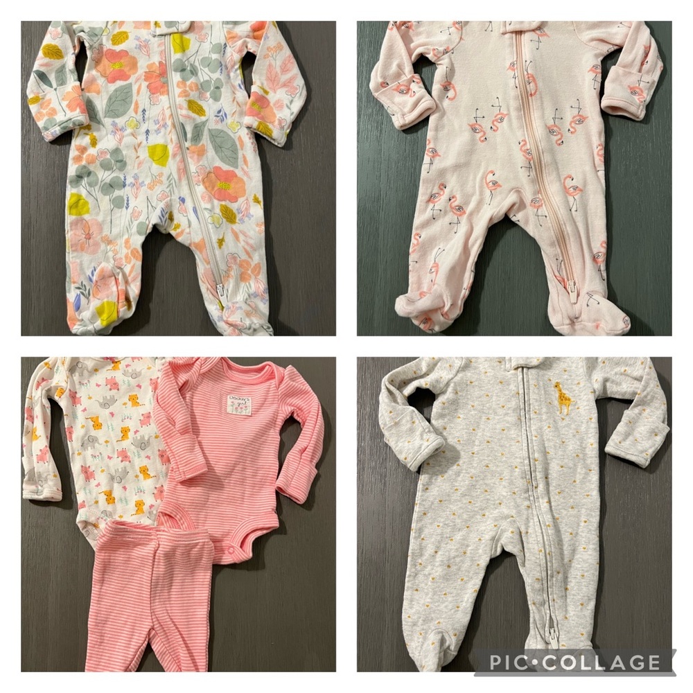 Preemie baby girl bundle